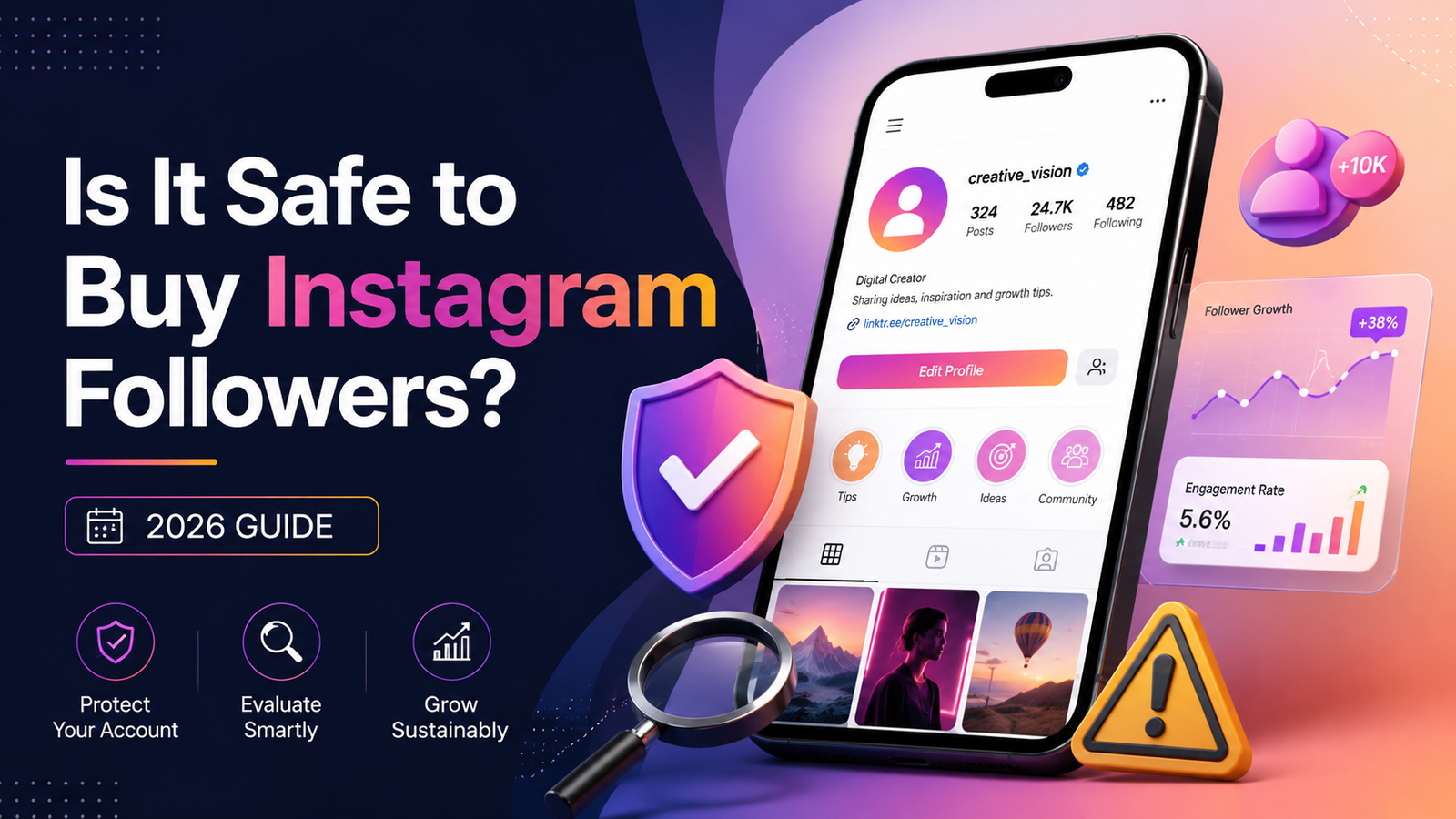 Is it safe to buy Instagram followers in 2026 guide